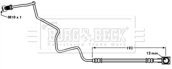 BORG & BECK Jarruletku BBH7935